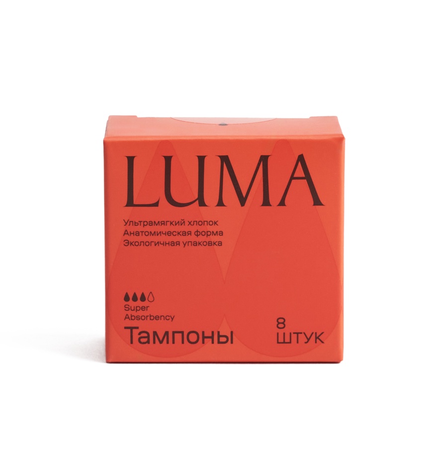 LUMA organic cotton tampons